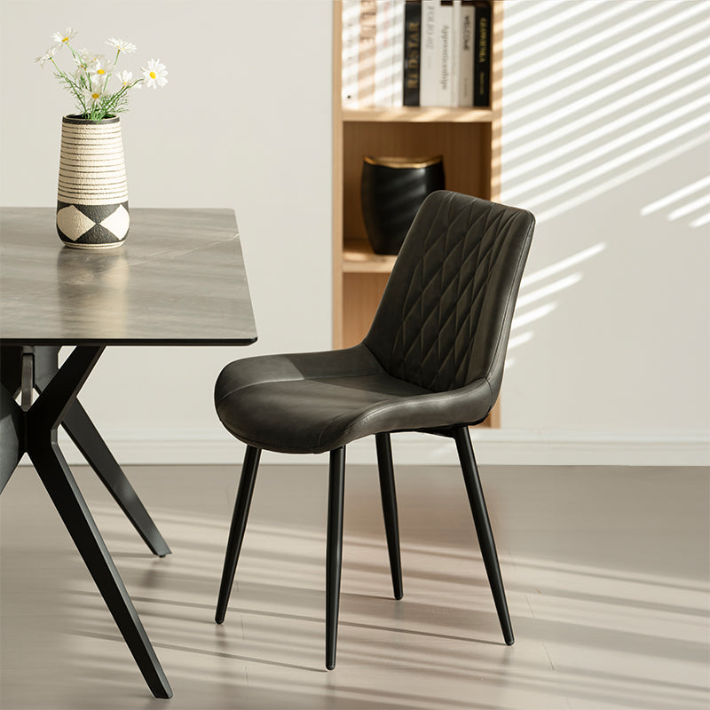 Chaise à manger en similicuir,Meuble de salle à manger design,Décoration intérieure contemporaine,Ensemble de cuisine moderne,Chaise en similicuir,Chaise à manger OFCASA,Chaise en cuir OFCASA,Chaise à manger classique en cuir,Chaise à manger verte,Chaise à manger marron,Décoration d'intérieur,Meubles,Meubles de cuisine