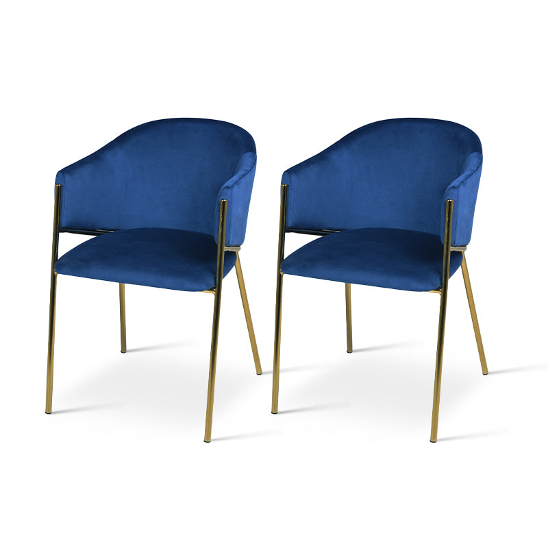 Ajoutez une touche de luxe à votre salle à manger avec les Fauteuils Salle à Manger Dalila d’OFCASA : velours doux, pieds en chrome doré, structure métallique robuste et montage facile, parfaits pour les intérieurs élégants.