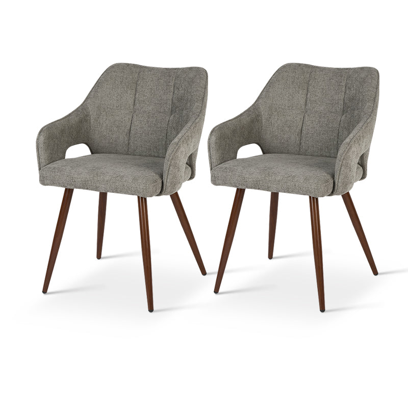 Découvrez les Fauteuils Salle à Manger en Lin Sage d’OFCASA : un revêtement en lin doux, des pieds métalliques effet noyer, et des accoudoirs confortables — parfaits pour des salles à manger élégantes et fonctionnelles.