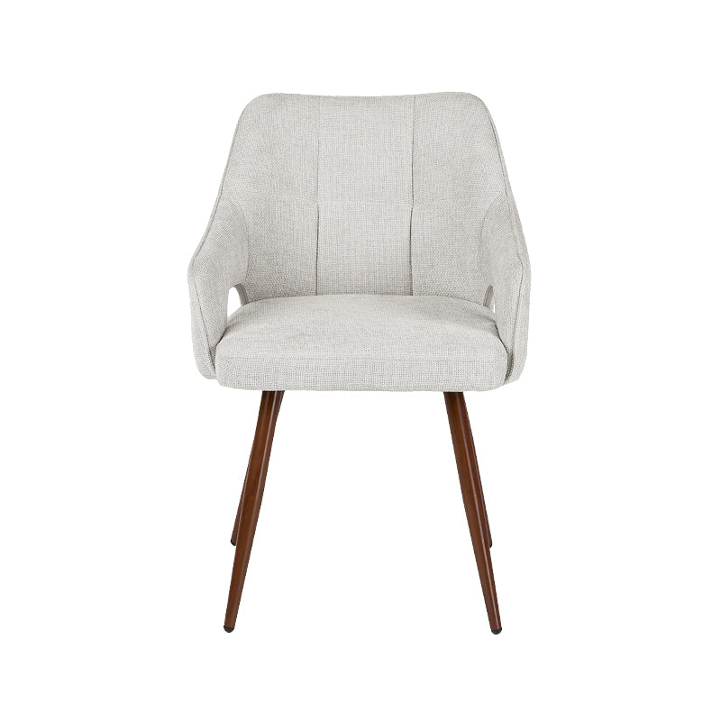 Découvrez les Fauteuils Salle à Manger en Lin Sage d’OFCASA : un revêtement en lin doux, des pieds métalliques effet noyer, et des accoudoirs confortables — parfaits pour des salles à manger élégantes et fonctionnelles.