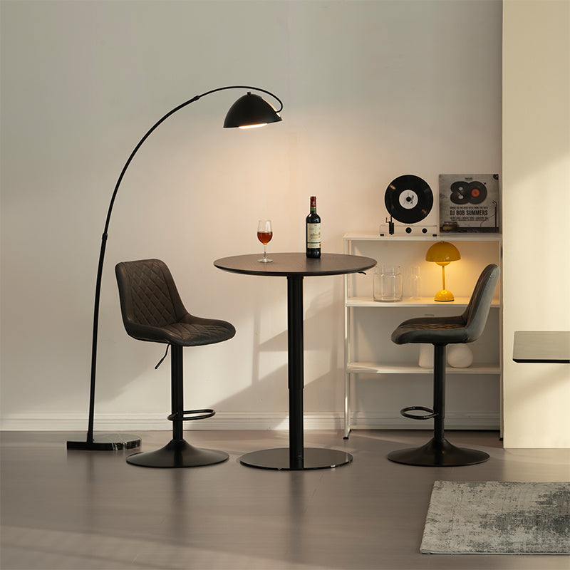 Découvrez les tabourets de bar réglables OFCASA Jarvis AH — confort en similicuir, rotation à 360°, vérin hydraulique (62–82 cm) et base robuste. Parfaits pour les îlots de cuisine et les intérieurs modernes.