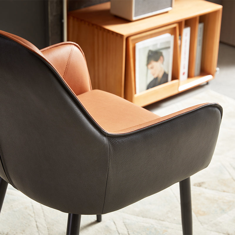 2 St¨¹ck Ofcasa zweifarbig gen?ht Kunstleder Esszimmerstuhl gepolstert Sessel Ofcasafurniture DE