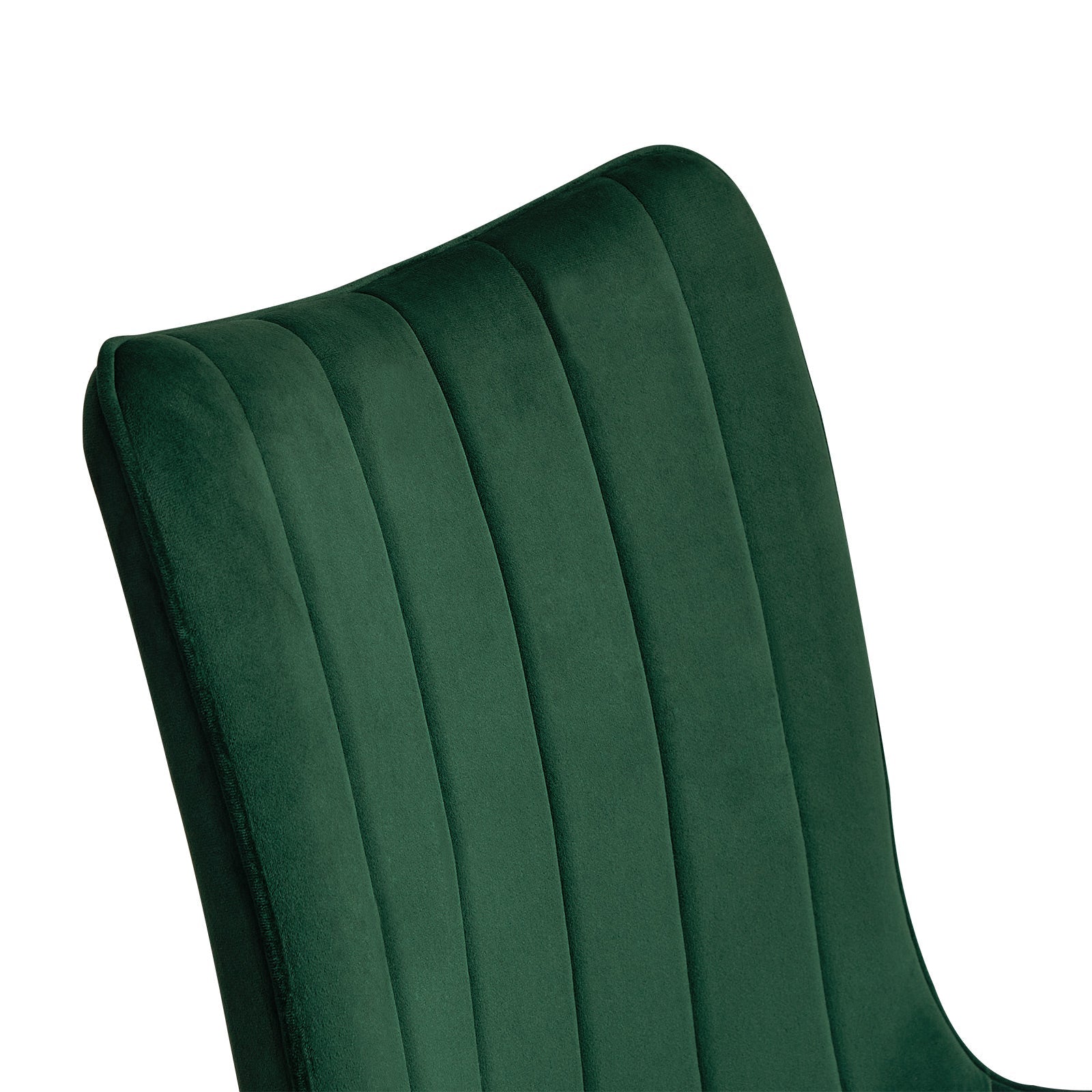 Ofcasa Moderne Esszimmerst¨¹hle aus gr¨¹nem Samt 2 St¨¹ck Ofcasafurniture DE