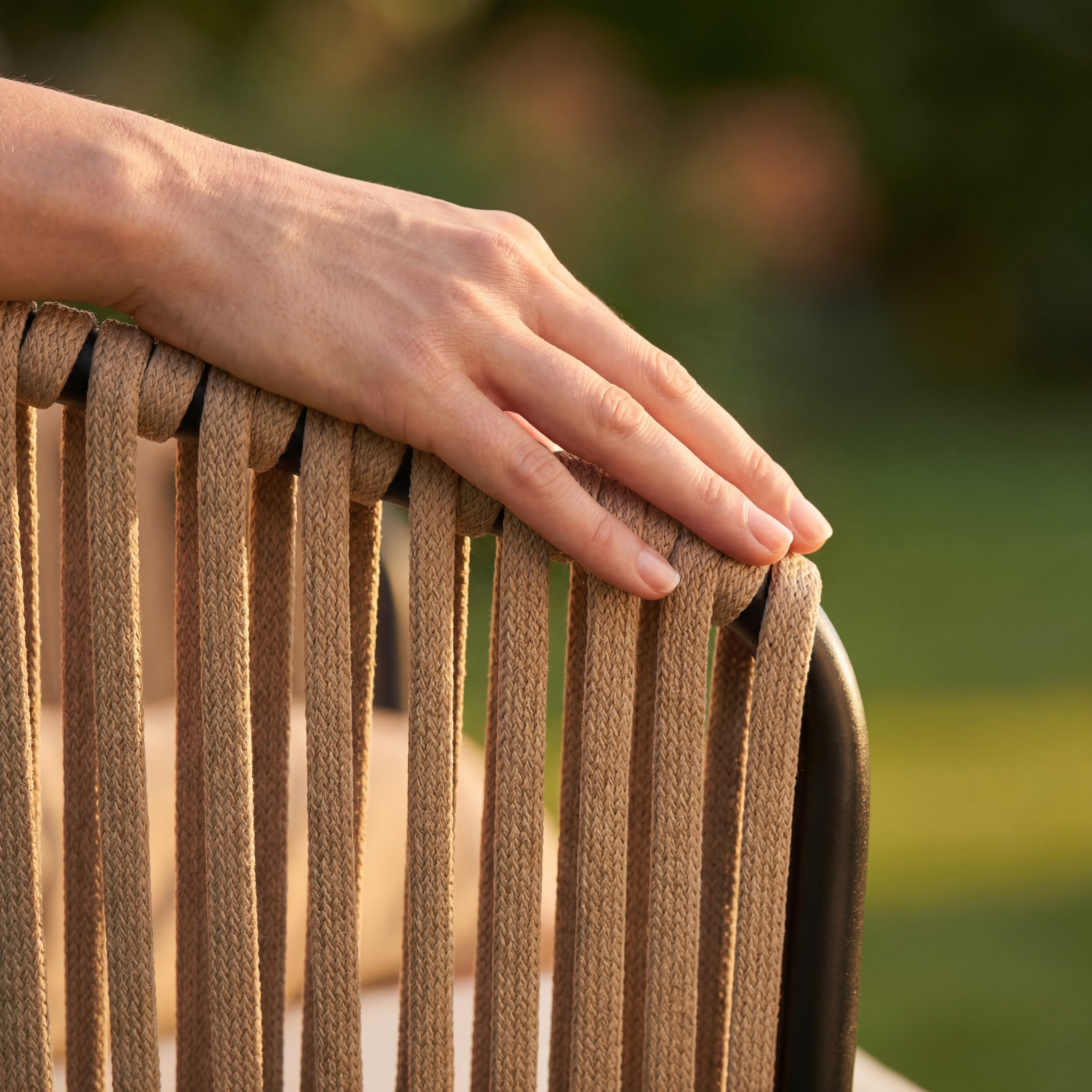 Chaise de salle à manger Louisa [Lot de 1] [Tissu effet lin]