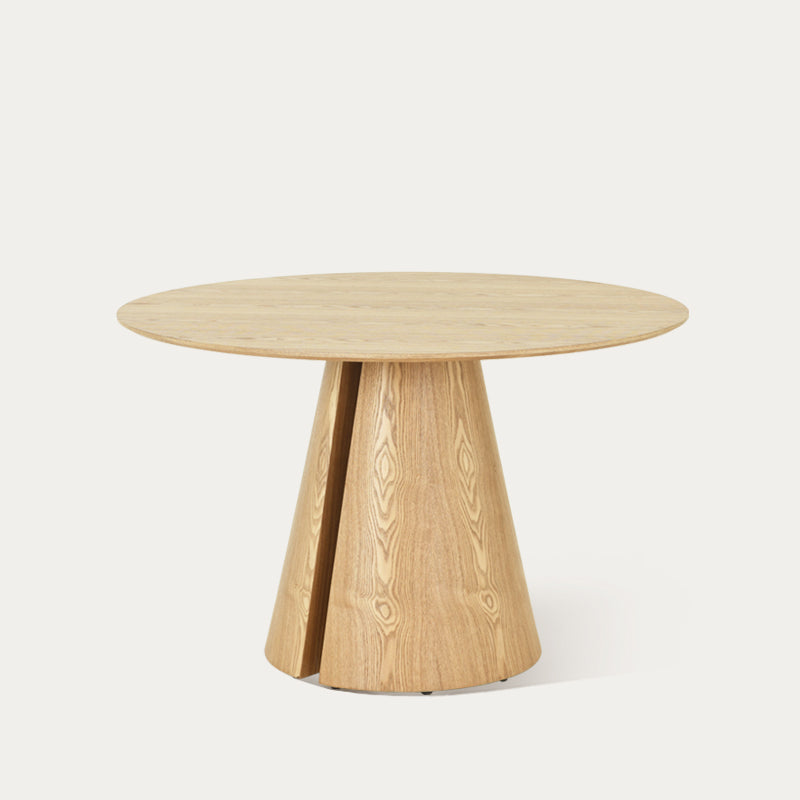 Table de salle à manger ronde Isabeau [Couleur chêne] [120 cm]