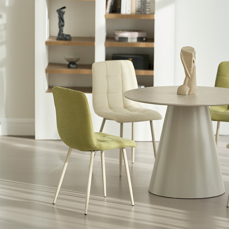 Table de salle à manger ronde Elowen [Gris] [100 cm]