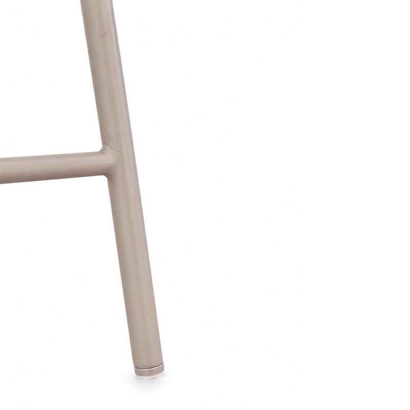 Tabouret de Bar Valda [Lot de 1] [Tissu effet lin] [65 cm]
