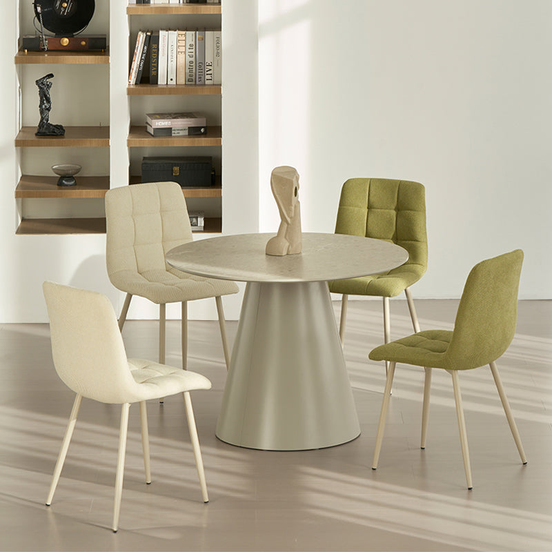 Table de salle à manger ronde Elowen [Gris] [100 cm]
