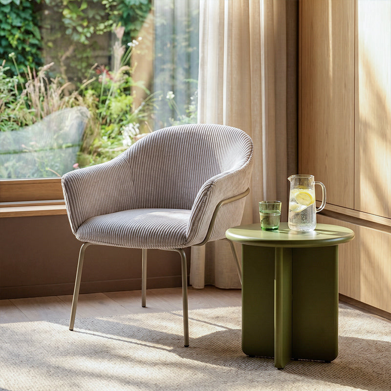 Fauteuil salle à manger Beatrix [Velours][Lot de 1]
