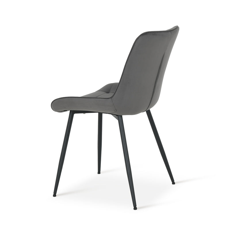 Chaise de Salle à Manger Orozco [Lot de 2] [Velours]