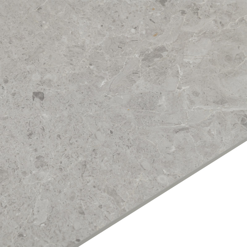 Table de salle à manger Rectangulaire Valdez [Marbre gris] [140 cm]