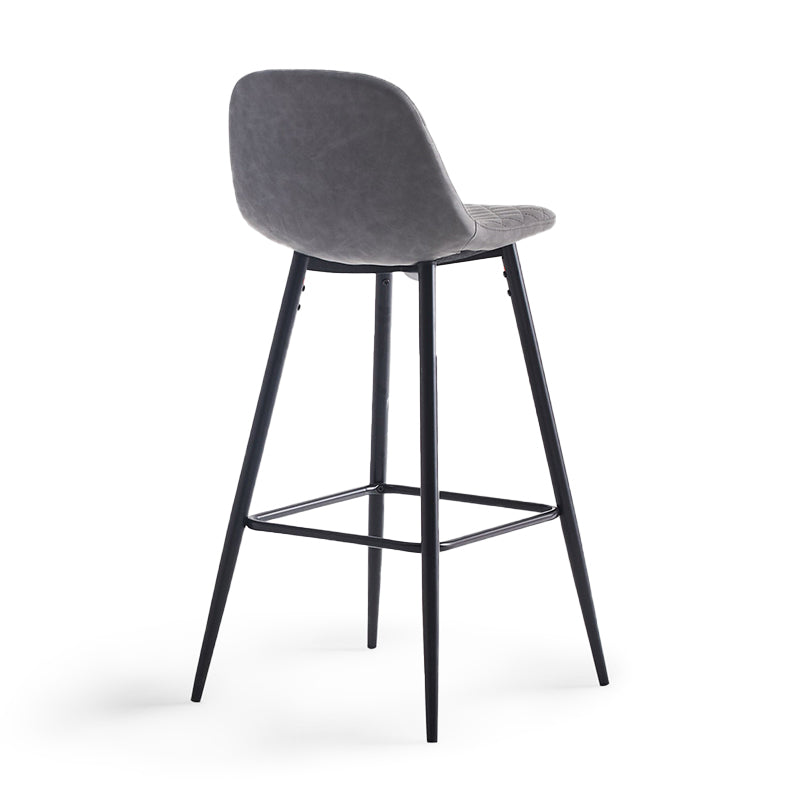 Tabouret De Bar Jarvis Diamond [Lot de 2] [Simili cuir]