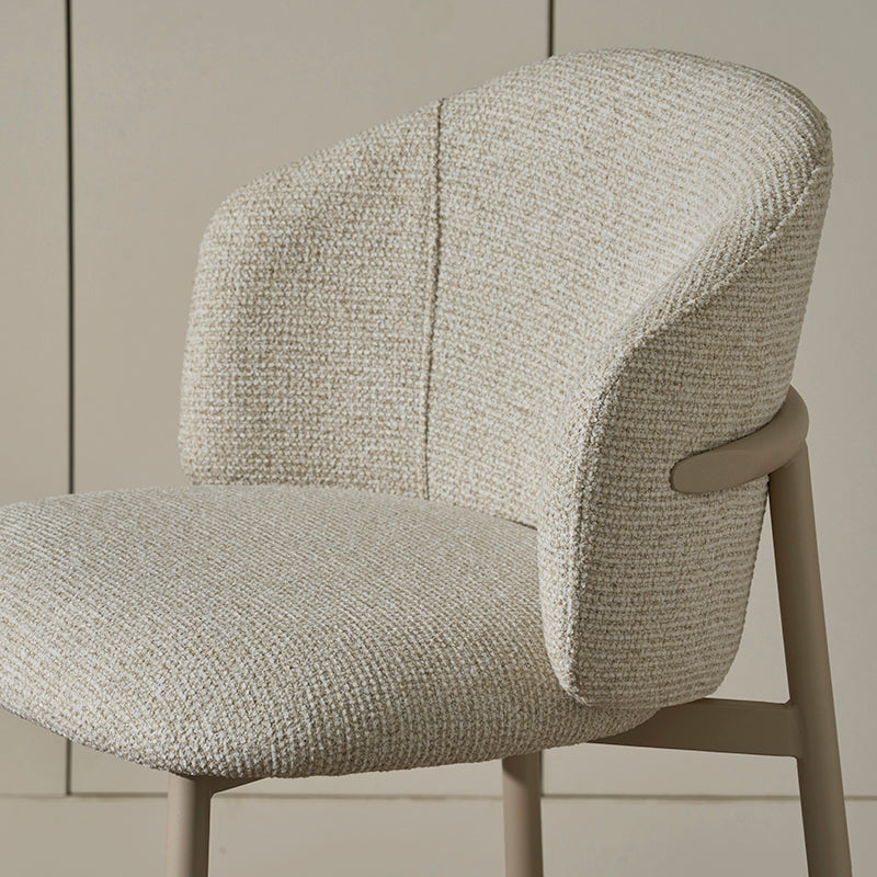 Tabouret de Bar Valda [Lot de 1] [Tissu effet lin] [65 cm]