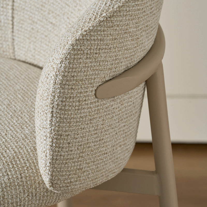 Tabouret de Bar Valda [Lot de 1] [Tissu effet lin] [65 cm]