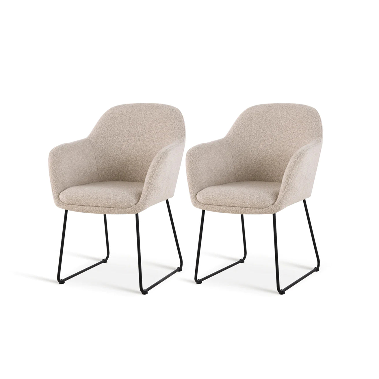 Fauteuil design Neve UDC22123 en velours gris-bleu, dossier incurvé ergonomique et pieds en métal doré. Idéal pour salon moderne ou bureau élégant. Profondeur d'assise généreuse (55cm) et structure stable.