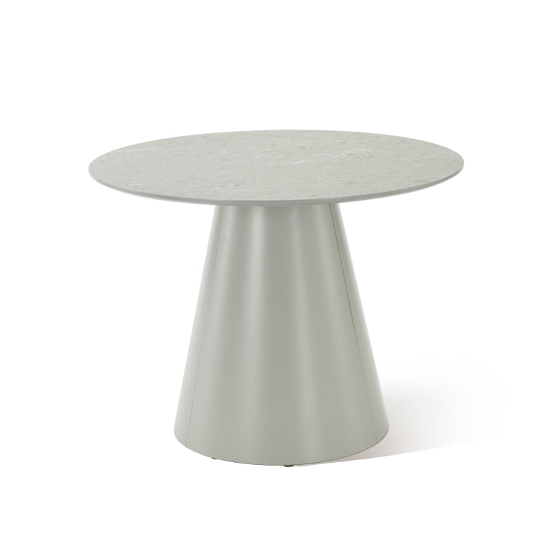 Table de salle à manger ronde Elowen [Gris] [100 cm]