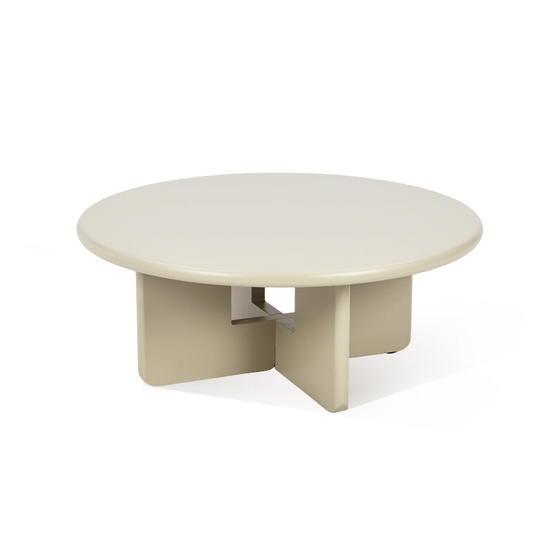 Ensemble de tables basses rondes mates Aine Chelsea [Vert et Beige]