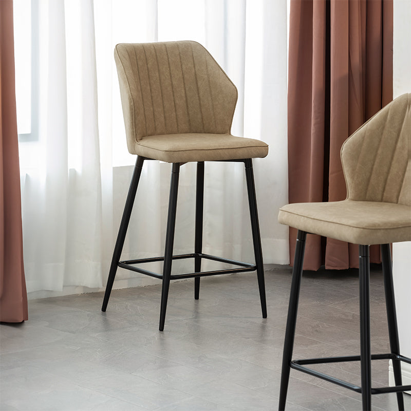 Tabouret De Bar Aleena [Lot de 2] [Simili cuir] [65 cm]