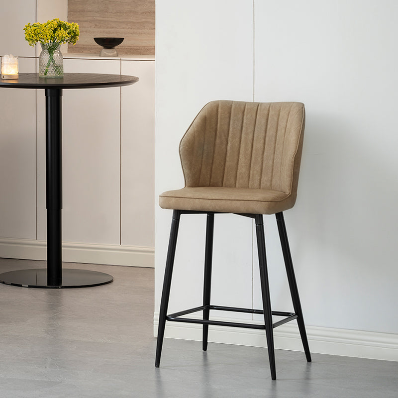 Tabouret De Bar Aleena [Lot de 2] [Simili cuir] [65 cm]