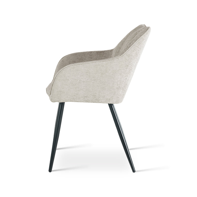 Fauteuil salle à manger Sienna [Lot de 2] [Chenille]