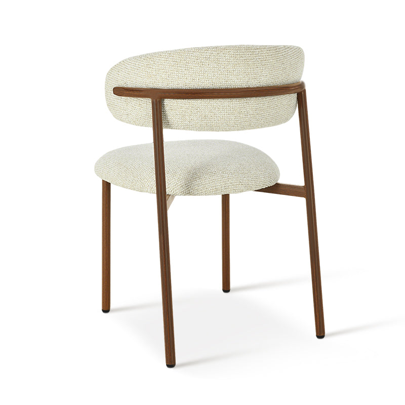 Chaise de salle à manger Zahra S [Lot de 2] [Tissu effet lin] [⌀ 2.5 cm]
