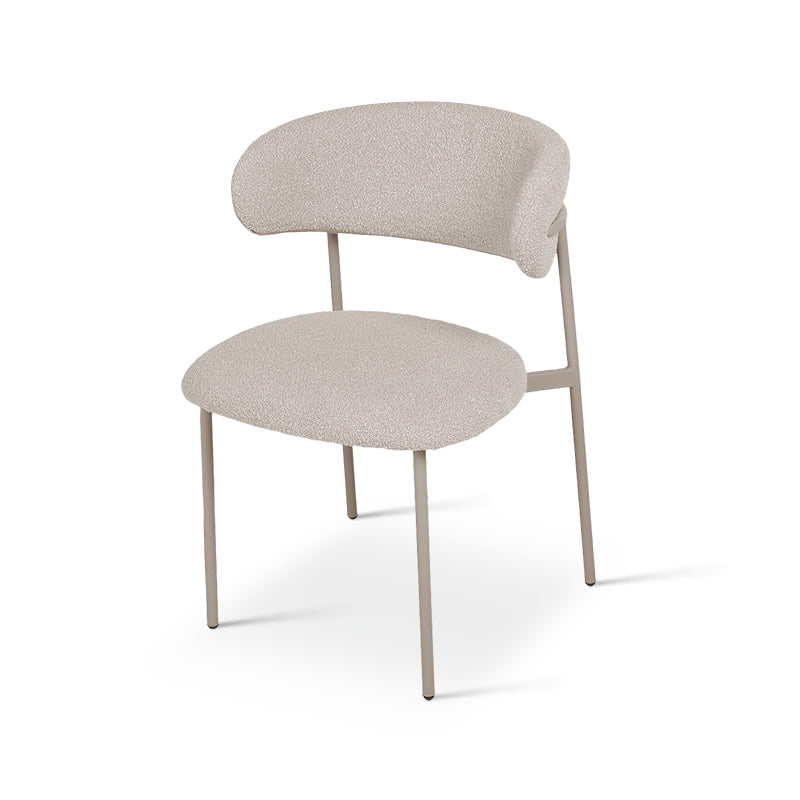 Chaise de salle à manger Zahra [Lot de 2] [Tissu Boucle] [⌀ 1.9 cm]