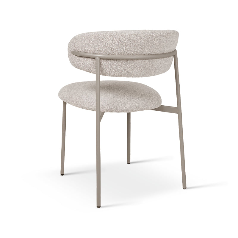 Chaise de salle à manger Zahra [Lot de 2] [Tissu Boucle] [⌀ 1.9 cm]