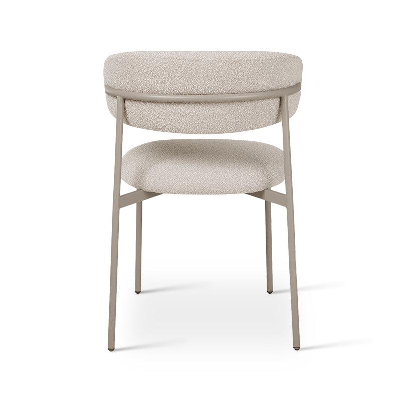 Chaise de salle à manger Zahra [Lot de 2] [Tissu Boucle] [⌀ 1.9 cm]