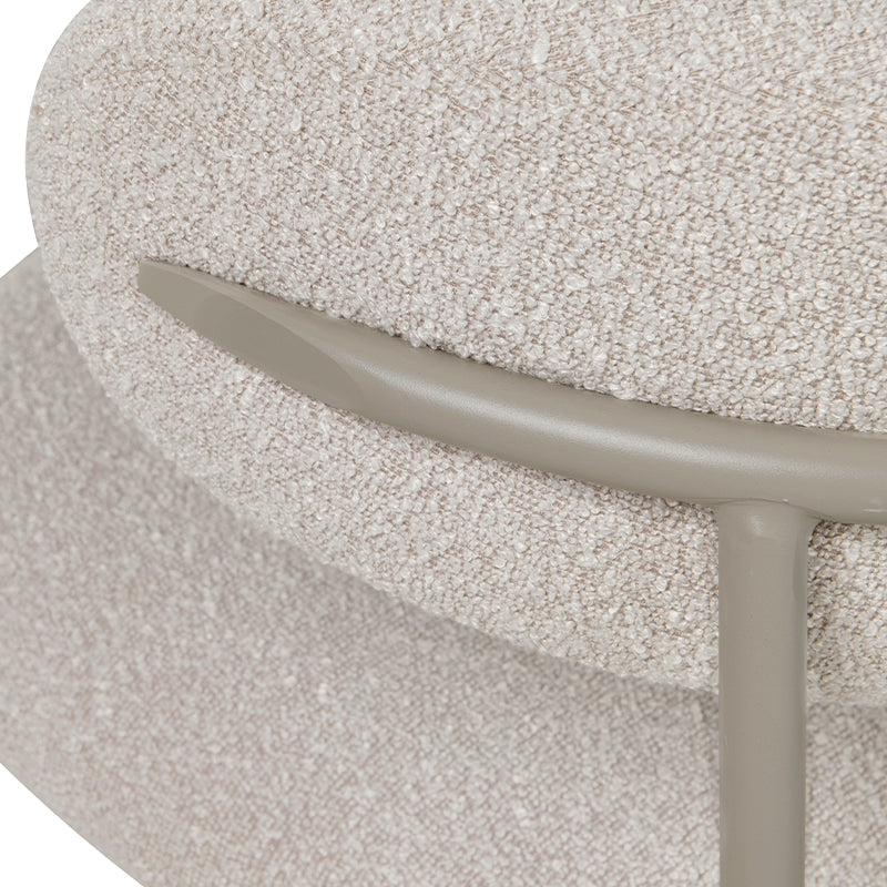 Chaise de salle à manger Zahra [Lot de 2] [Tissu Boucle] [⌀ 1.9 cm]