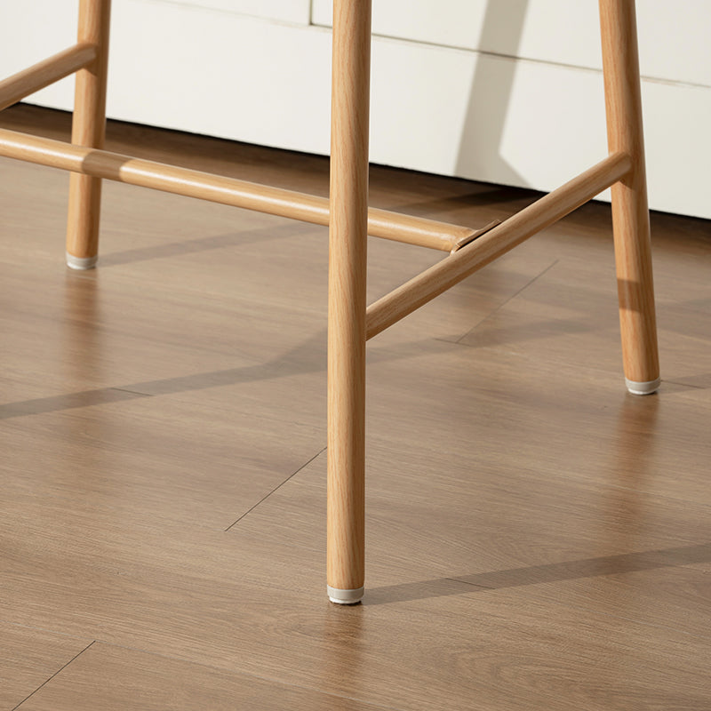 Tabouret de Bar Zahra S [Lot de 1] [Tissu effet lin] [65 cm] [⌀ 2.5 cm]