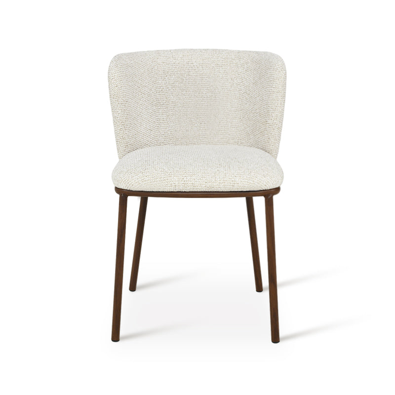 Chaise de Salle à Manger Karin [Lot de 2] [Tissu Bouclette & lin]