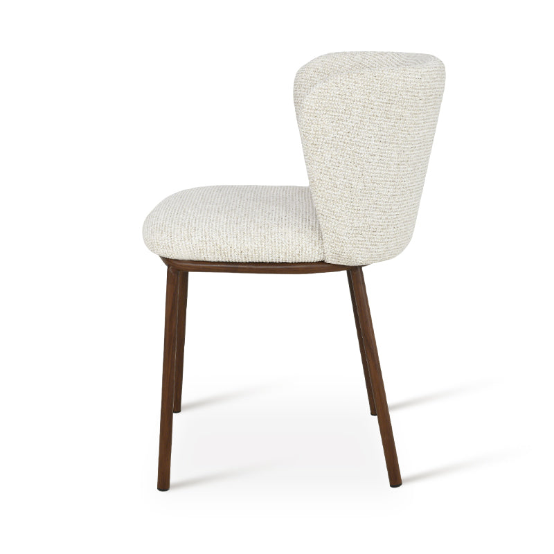 Chaise de Salle à Manger Karin [Lot de 2] [Tissu Bouclette & lin]