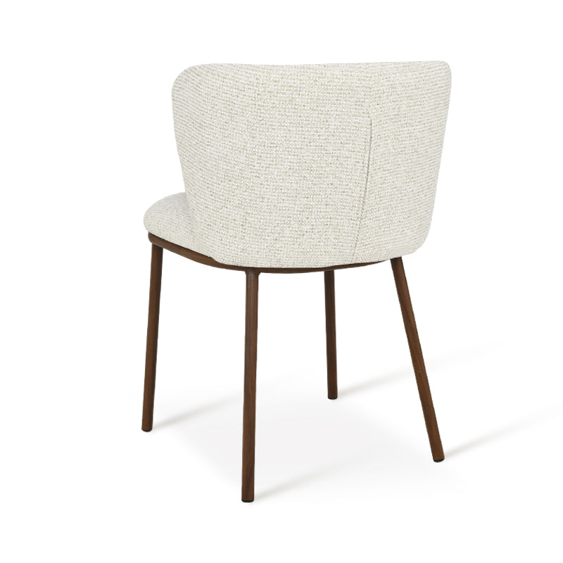 Chaise de Salle à Manger Karin [Lot de 2] [Tissu Bouclette & lin]