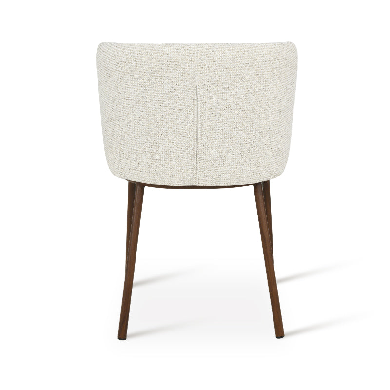 Chaise de Salle à Manger Karin [Lot de 2] [Tissu Bouclette & lin]