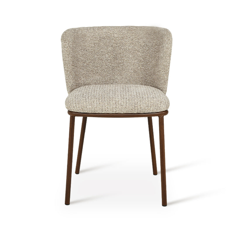 Chaise de Salle à Manger Karin [Lot de 2] [Tissu Bouclette & lin]