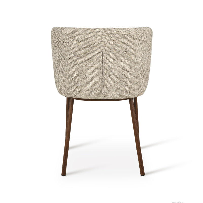Chaise de Salle à Manger Karin [Lot de 2] [Tissu Bouclette & lin]