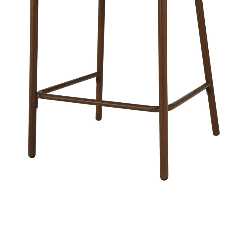 Tabouret de Bar Karin [Lot de 2] [Tissu Bouclette & lin] [65 cm]