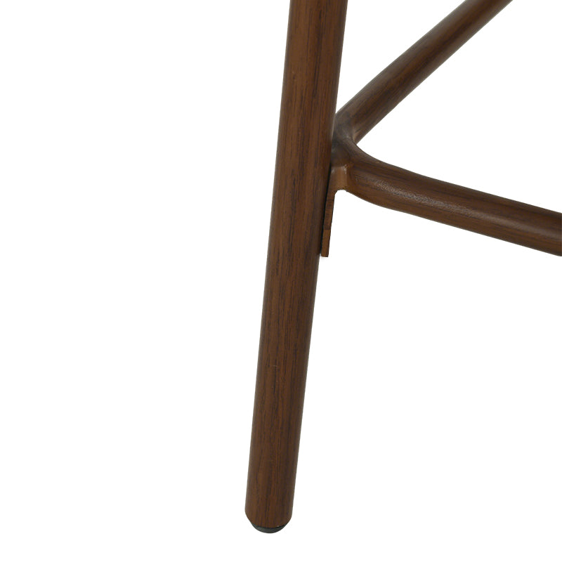 Tabouret de Bar Karin [Lot de 2] [Tissu Bouclette & lin] [65 cm]