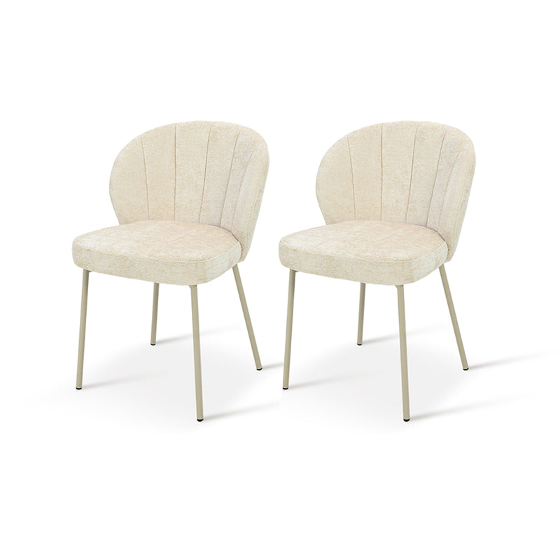 Chaise de salle à manger Seraphina [Chenille][Lot de 2]
