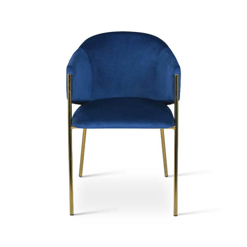 Fauteuil salle à manger Dalila [Lot de 2] [Velours]