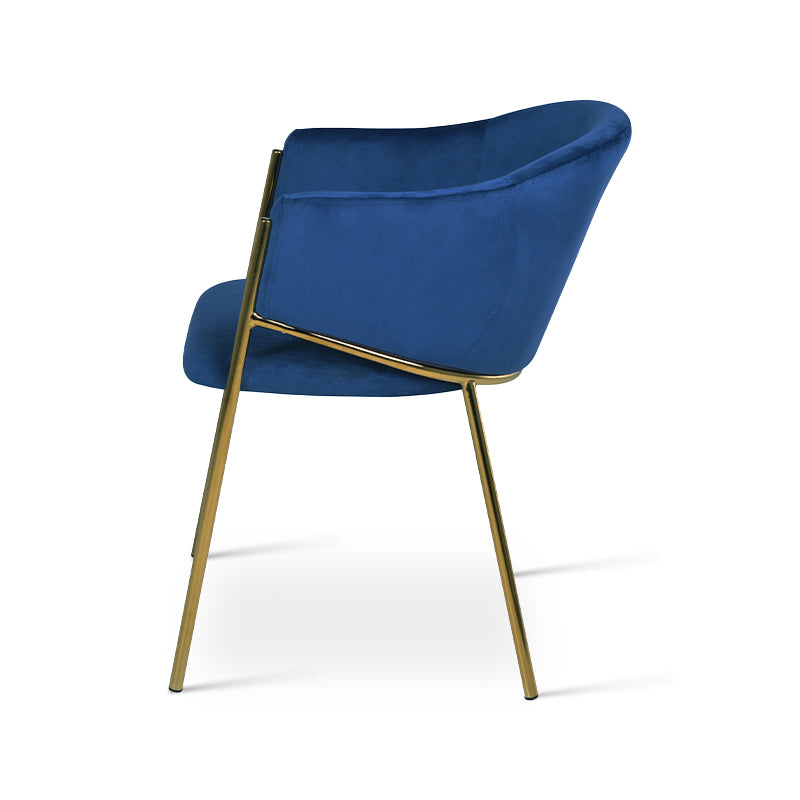 Fauteuil salle à manger Dalila [Lot de 2] [Velours]