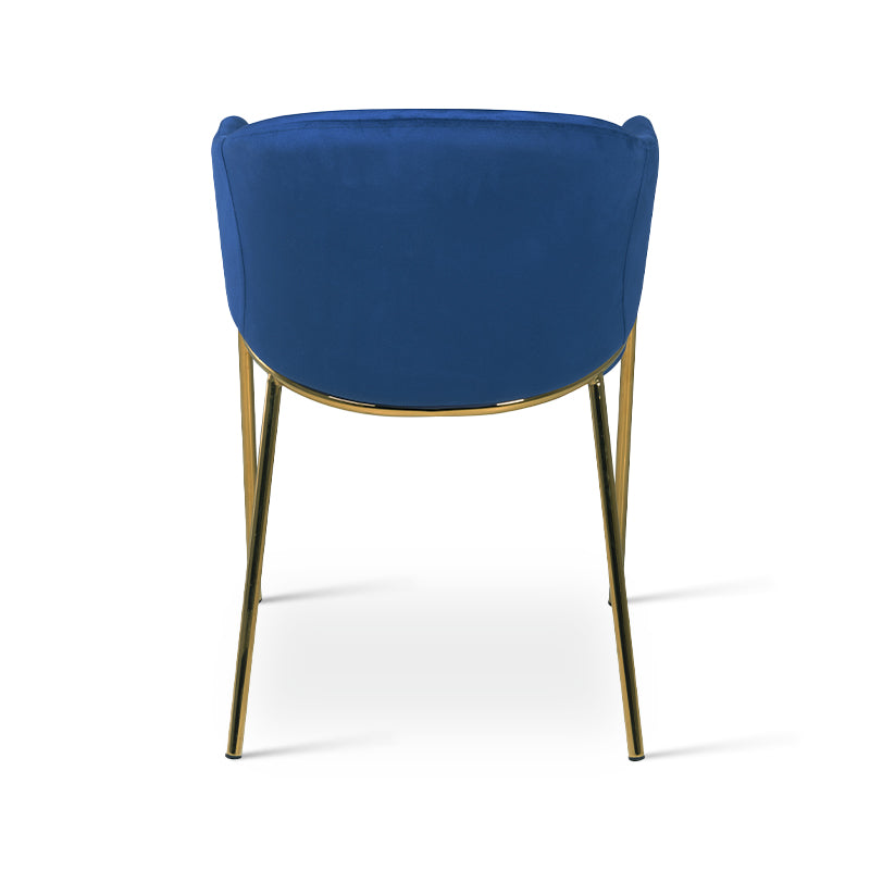 Fauteuil salle à manger Dalila [Lot de 2] [Velours]