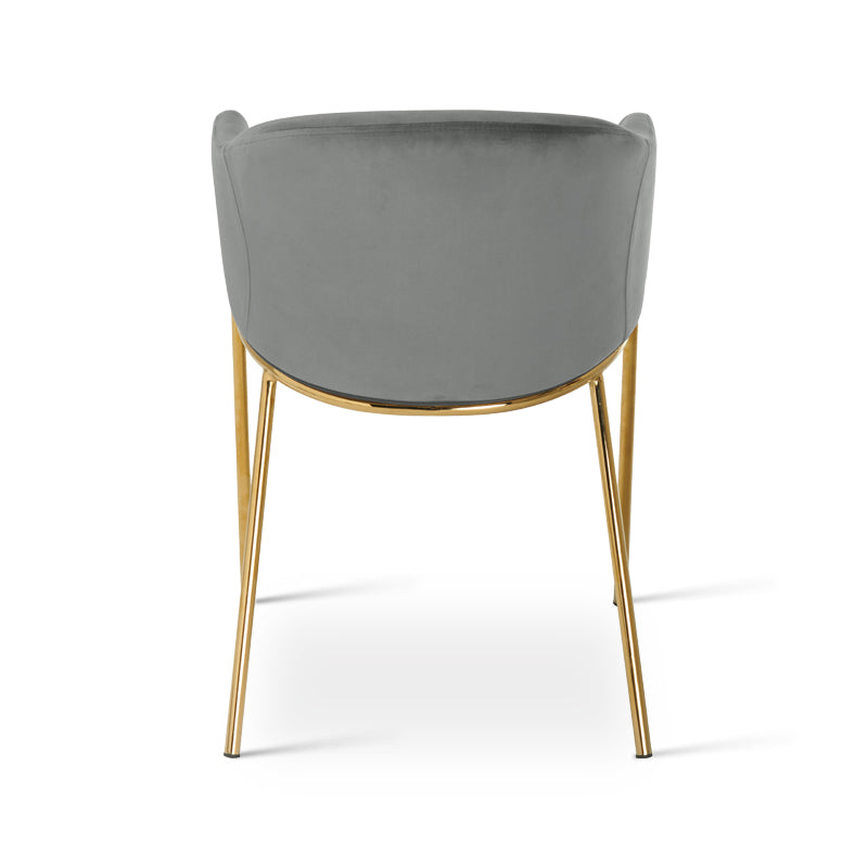 Fauteuil salle à manger Dalila [Lot de 2] [Velours]