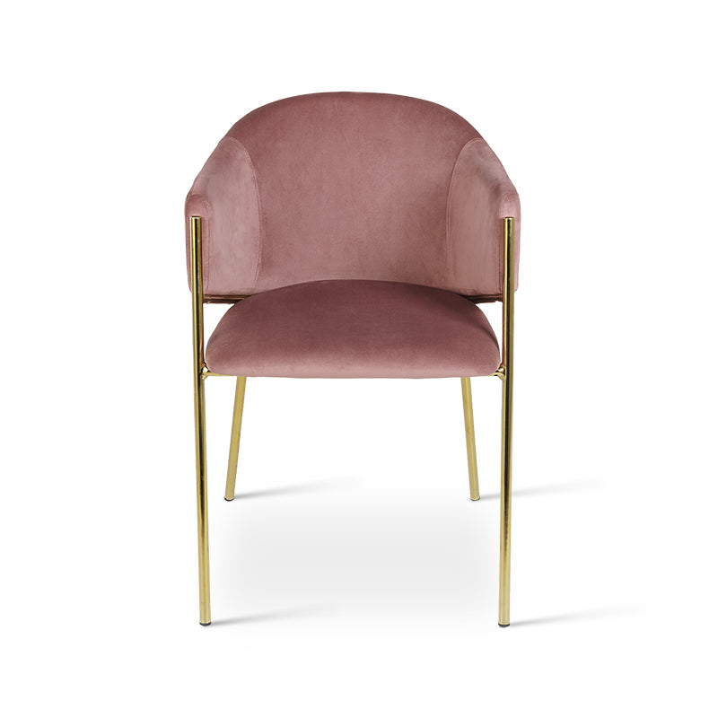 Fauteuil salle à manger Dalila [Lot de 2] [Velours]