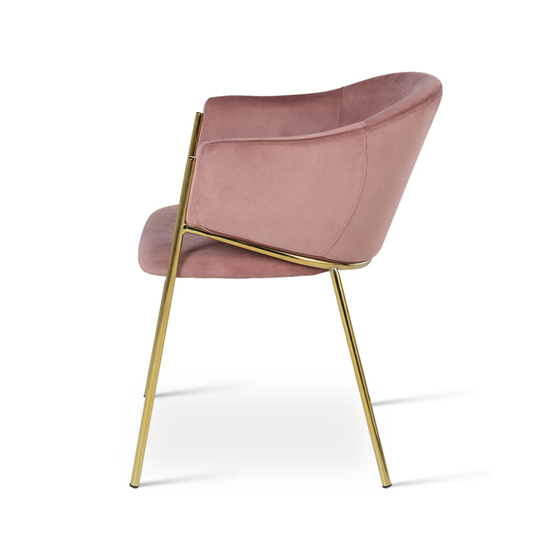 Fauteuil salle à manger Dalila [Lot de 2] [Velours]