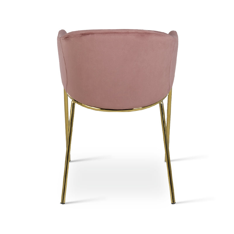 Fauteuil salle à manger Dalila [Lot de 2] [Velours]