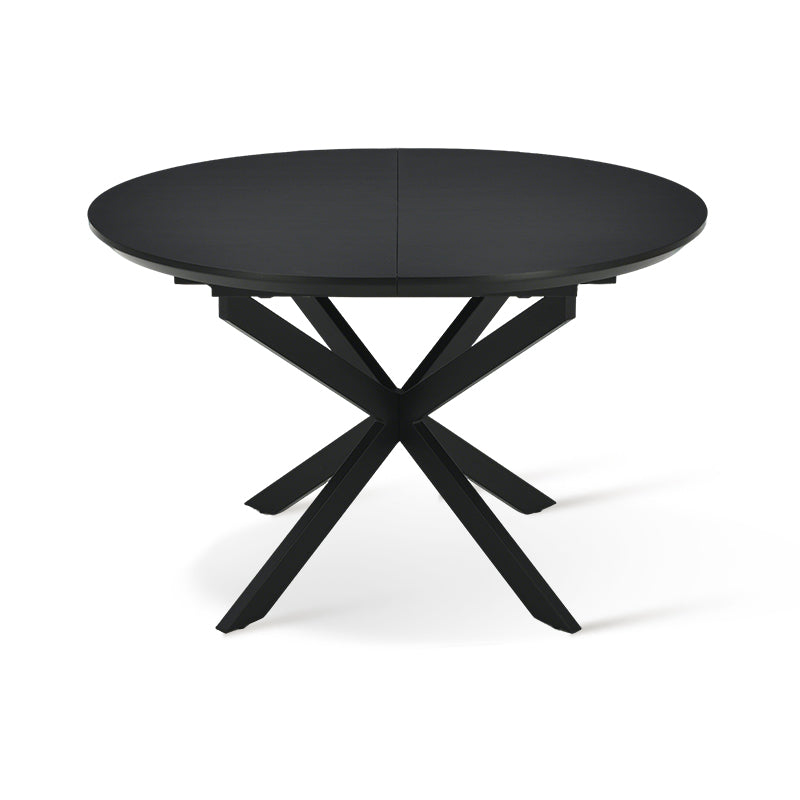 Table de salle à manger ronde extensible Beverly [120-160cm]