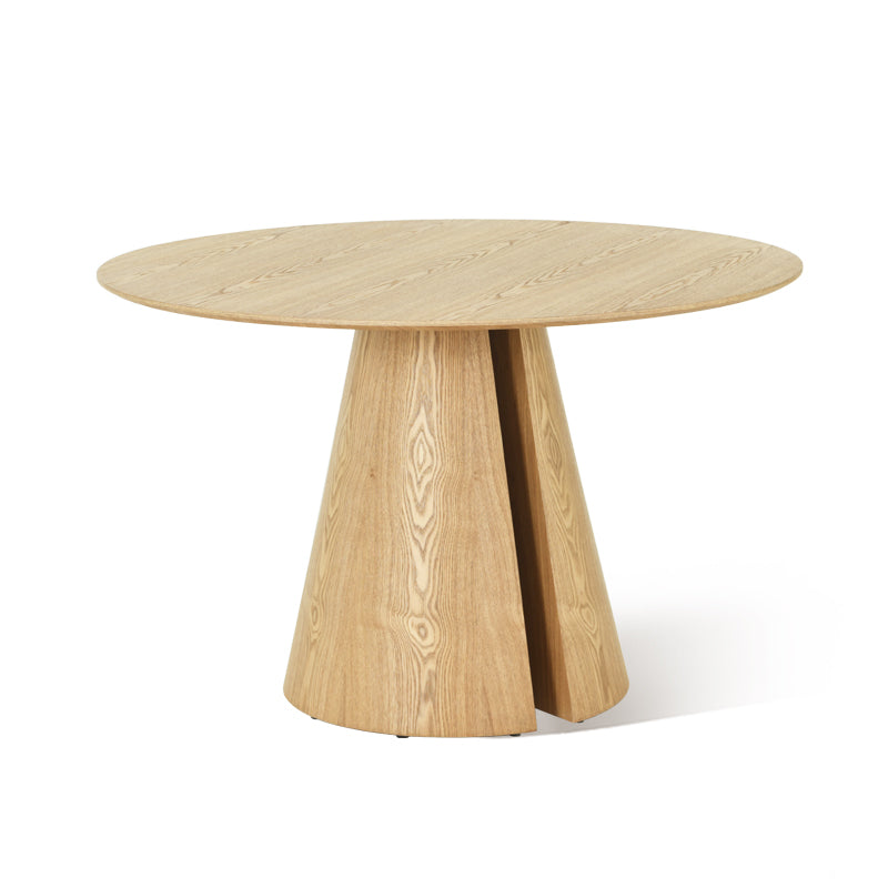 Table de salle à manger ronde Isabeau [Couleur chêne] [120 cm]