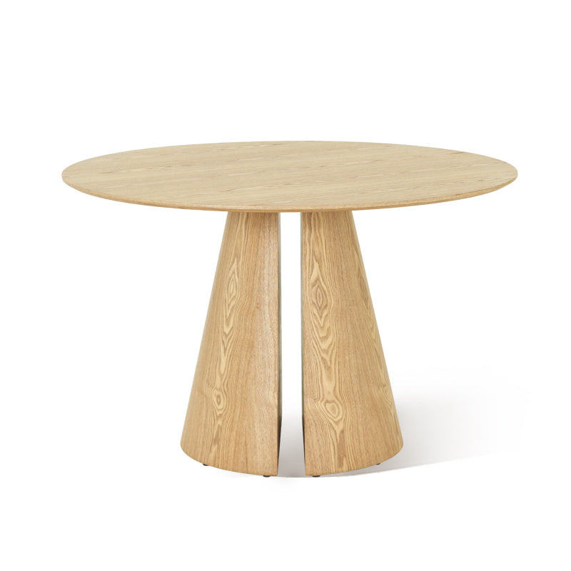 Table de salle à manger ronde Isabeau [Couleur chêne] [120 cm]