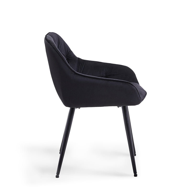 Fauteuil salle à manger Keaton [Lot de 2] [Velours]